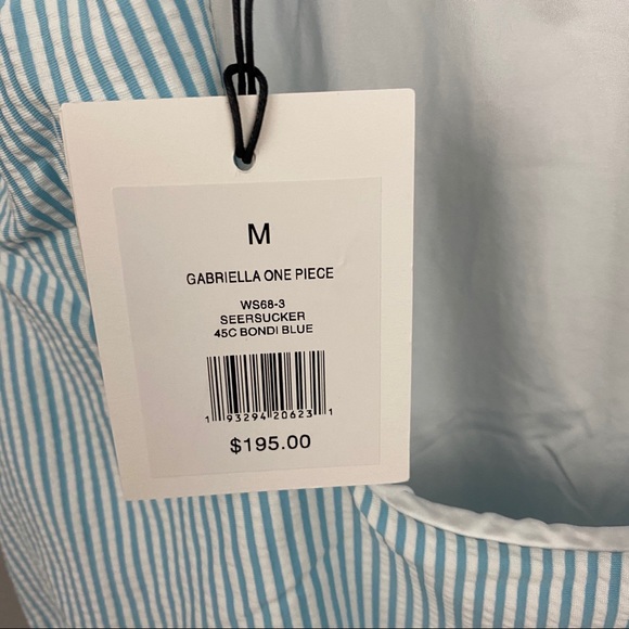 Onia • Gabriella Blue One Piece Swimsuit - Picture 6 of 7